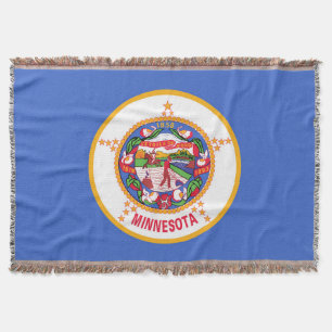 Cobertor Patriótico Impressão do Estado do Minnesota