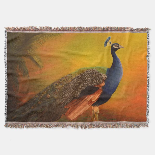 Cobertor Pavão indiano (Frente)