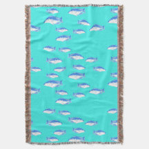 Peixe azul na turquesa