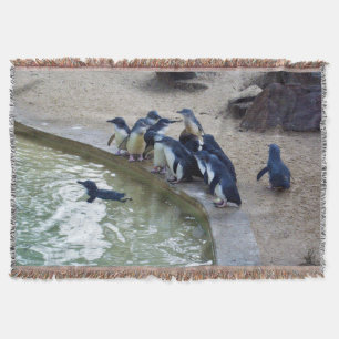 Cobertor Penguin Relay: Equipe de Natação de Pinguins