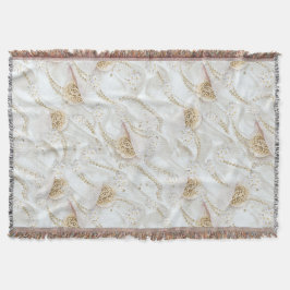 Cobertor Pérolas Brancas da Seda e da Ivória