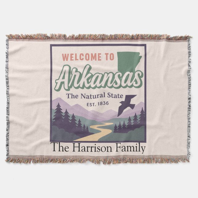 Cobertor Personalizado Arkansas (Frente)