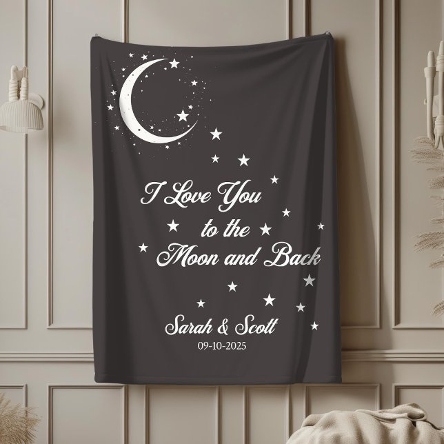 Cobertor personalizado com nome e data para presen (Criador carregado)