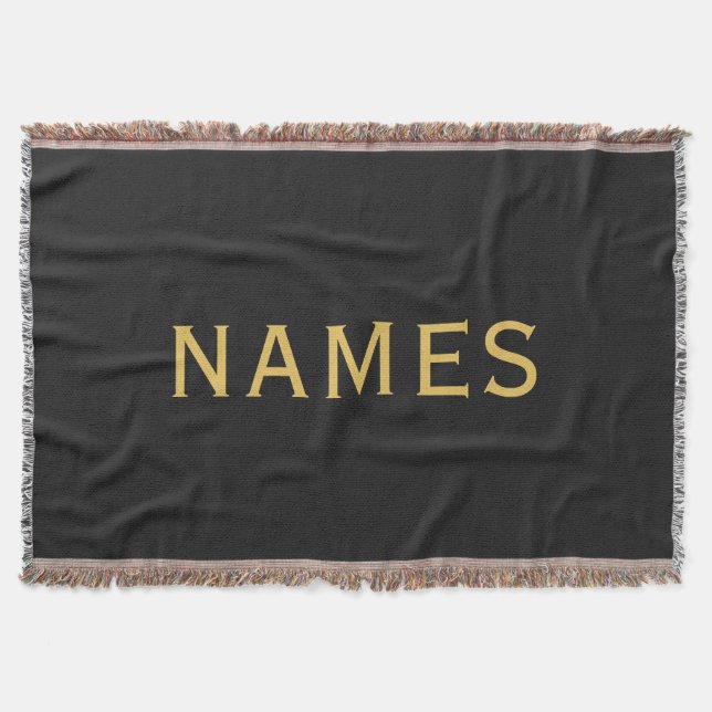 Cobertor Personalizado Com Sobrenome ou Apelido Neles (Frente)