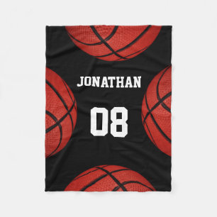 Cobertor personalizado da equipe de basquetebol