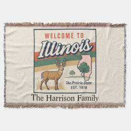 Cobertor Personalizado de Illinois