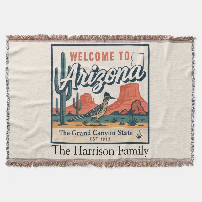 Cobertor Personalizado do Arizona (Frente)