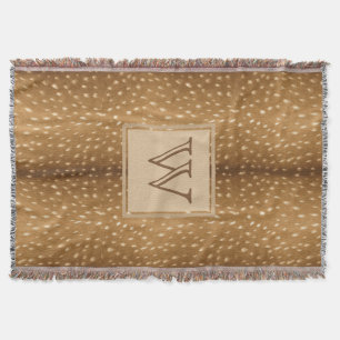 Cobertor Personalizado - impressão rústico da pele dos