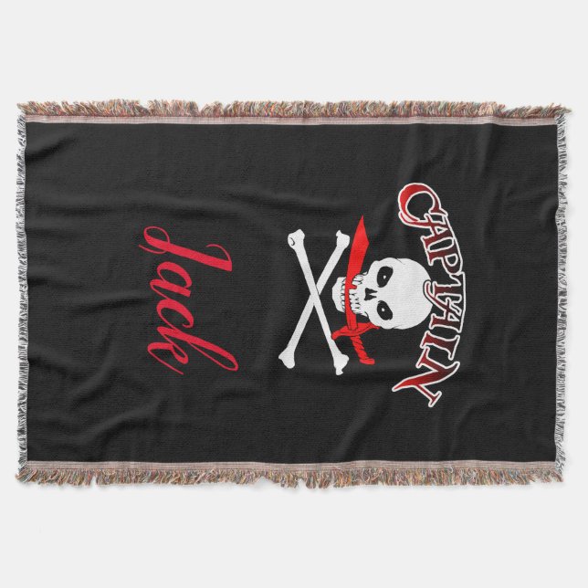 Cobertor Personalizado Jolly Roger (Cutlass) (Frente)