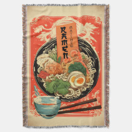 Cobertor Personalizado Seu Nome Ramen Blanket