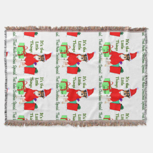 Cobertor Personalizar o Natal do Terrier PrRat