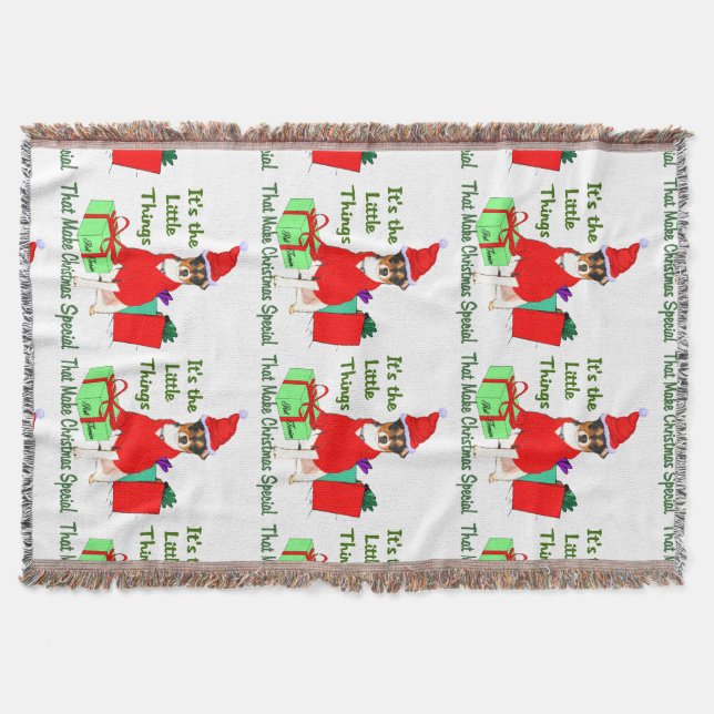 Cobertor Personalizar o Natal do Terrier PrRat (Frente)