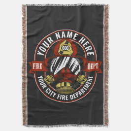 Cobertor Personalizar o NOME do Emergência de Fogo de Másca