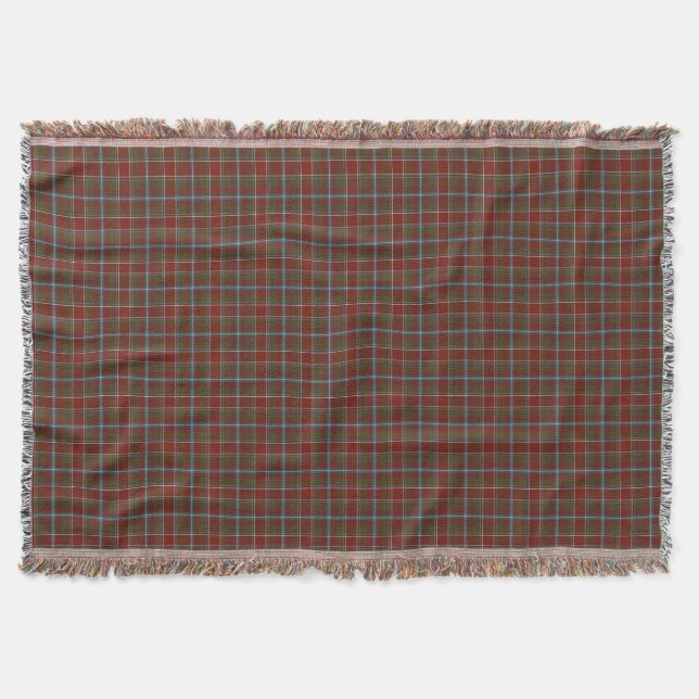 Cobertor Perthshire Scotland District Weathered Tartan (Frente)