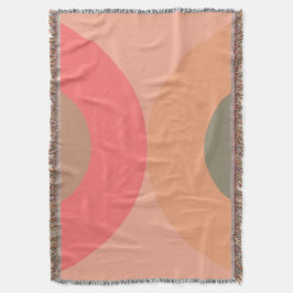 Cobertor Pêssego Moderno do Século médio e Oliva