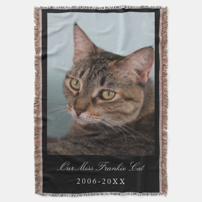 Cobertor Pet Blanket Personalizado - O Seu Memorial Pet (Frente Vertical)
