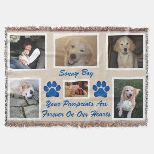 Cobertor Pet Photo Rainbow Bridge "Your Pawprint"