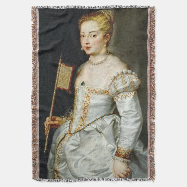 Cobertor Peter Paul Rubens Retrato de uma Senhora (Frente Vertical)