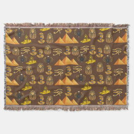 Cobertor Pharaoh's Legacy: Antique Egyptian Patterns