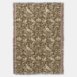 Cobertor Pheasant and Hare Patterno, Brown and Beige
