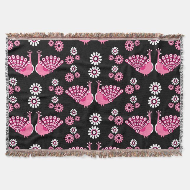 Cobertor Pheasants Peacock Art (Frente)