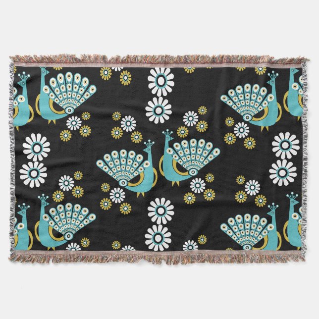 Cobertor Pheasants Peacock Art (Frente)