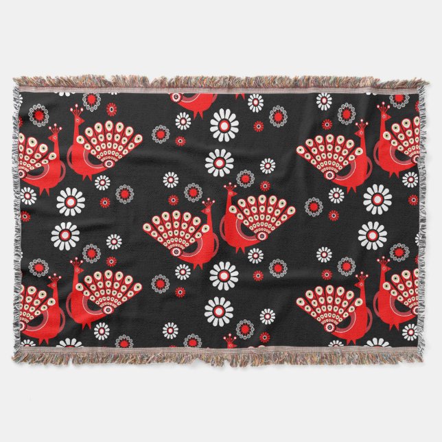 Cobertor Pheasants Peacock Art (Frente)