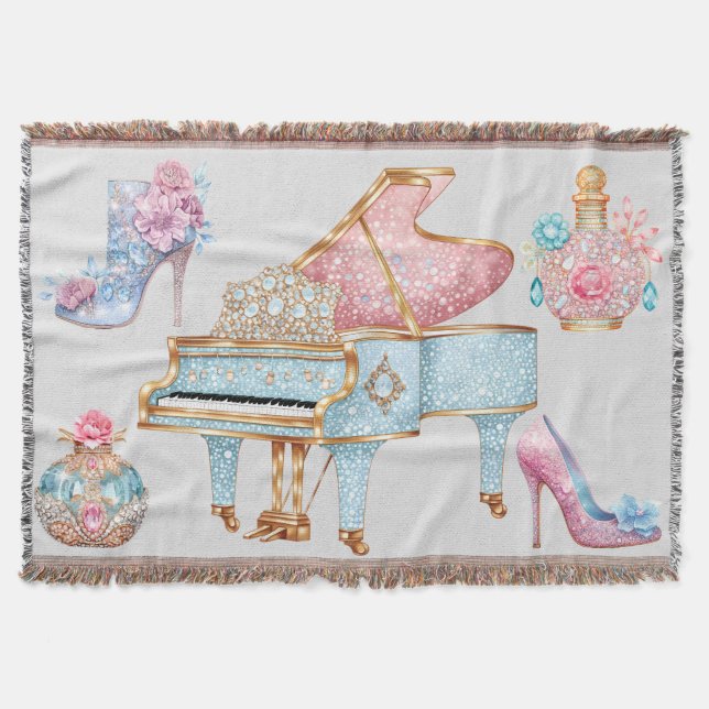Cobertor Piano Glamour  (Frente)