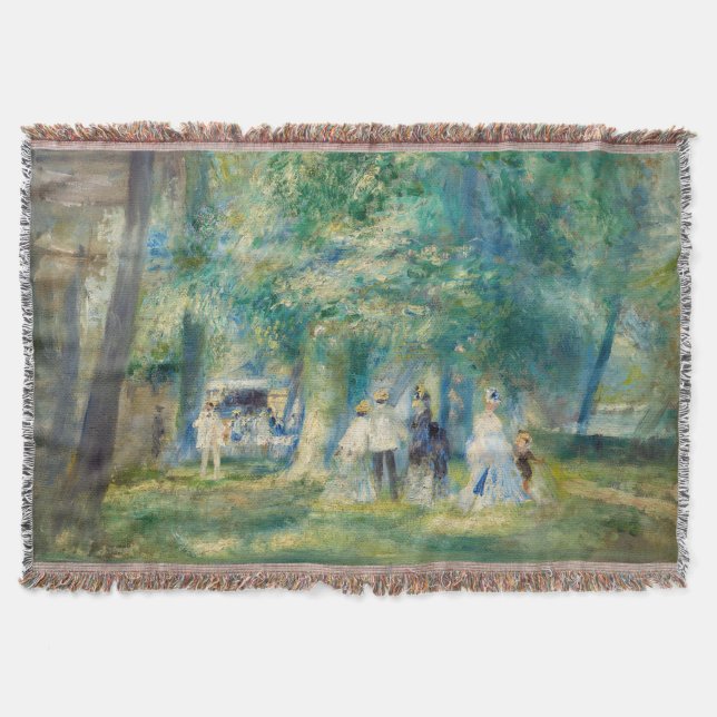 Cobertor Pierre-Auguste Renoir - A Festa em Saint-Cloud (Frente)