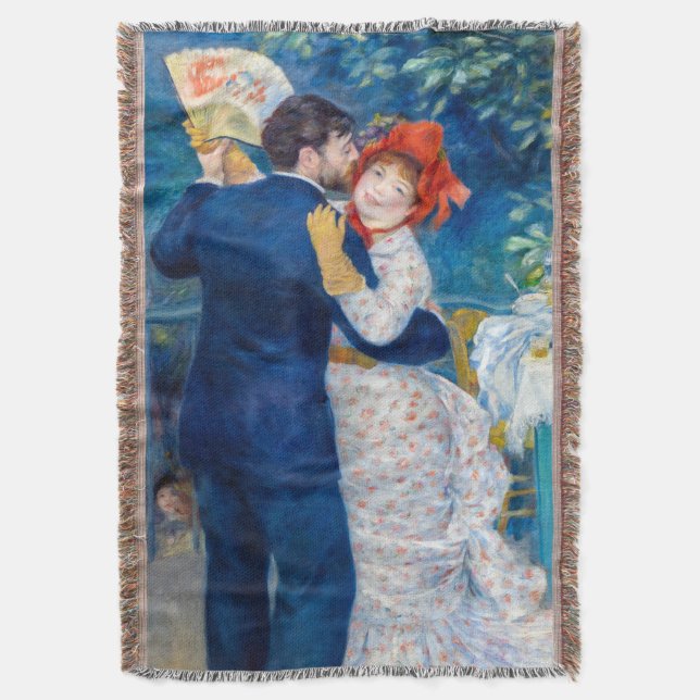Cobertor Pierre-Auguste Renoir - Dança do País (Frente Vertical)