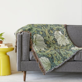 Cobertor Pimpernel Floral Pattern William Morris