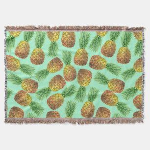 Cobertor Pineanases aquarela 2