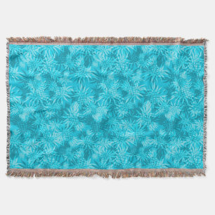 Cobertor Pineapple Camo Hawaiai Throw Blanket