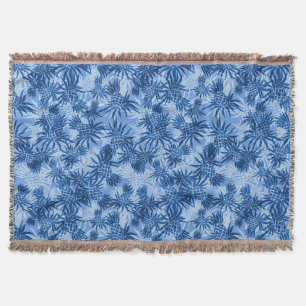 Cobertor Pineapple Camo Hawaiai Throw Blanket