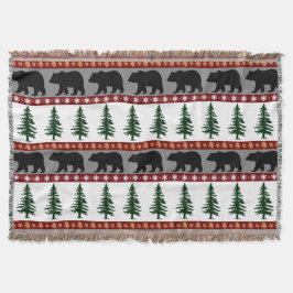 Cobertor Pinheiros-Ursos-Pinheiros - Vida-Cabina