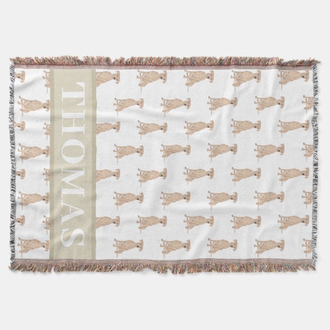 Cobertor Pinscher Alemão Personalizado (Frente)