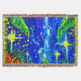 Cobertor Pintura De Estrelas Da Selva. Comprar Agora
