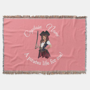 Cobertor Pirata Rosa Divertida