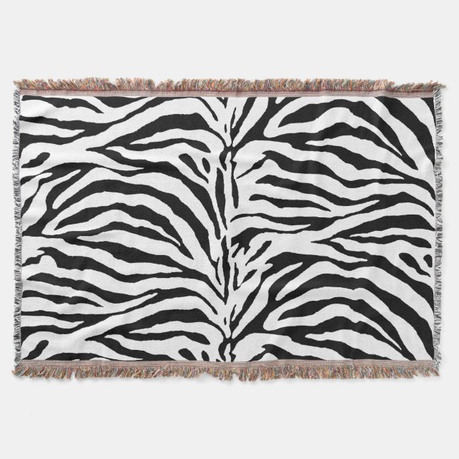 Cobertor PixDezines DIY cor/impressão zebra (Frente)