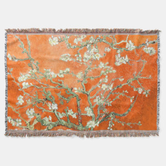 Cobertor PixDezines Van Gogh Flores de Amendoeira em Saint-