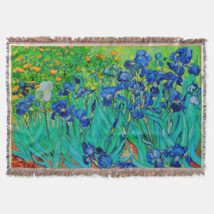Cobertor PixDezines van gogh irises/ruas. Remy