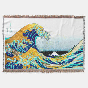 Cobertor PixDezines Vintage, Grande Onda, Hokusai 葛飾北斎の神奈川沖