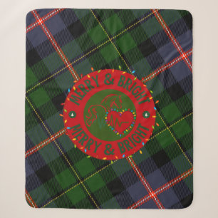 Cobertor Plaid Sherpa Alegre & Brilhante