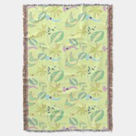 Cobertor Plantas carnívoras engraçadas desenhando um padrão