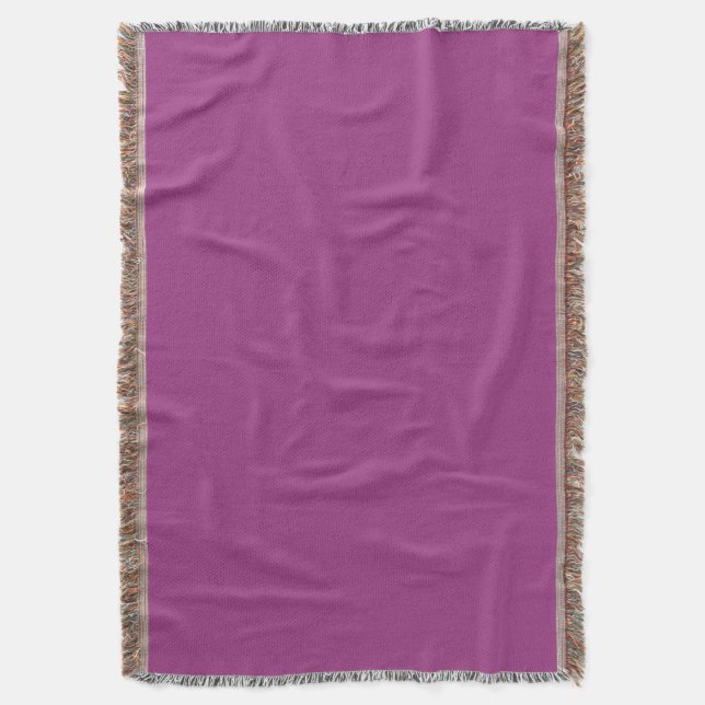 Cobertor Plum Wine Purple Primavera Season Solid Color (Frente Vertical)