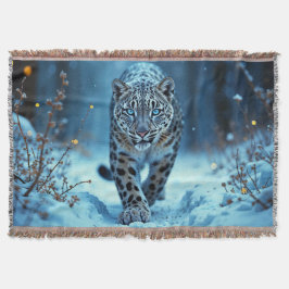 Cobertor Poderoso predador, neve, beleza fria