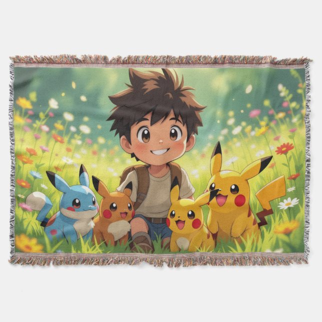 Cobertor Pokémon und seine Treue Freunde (Frente)