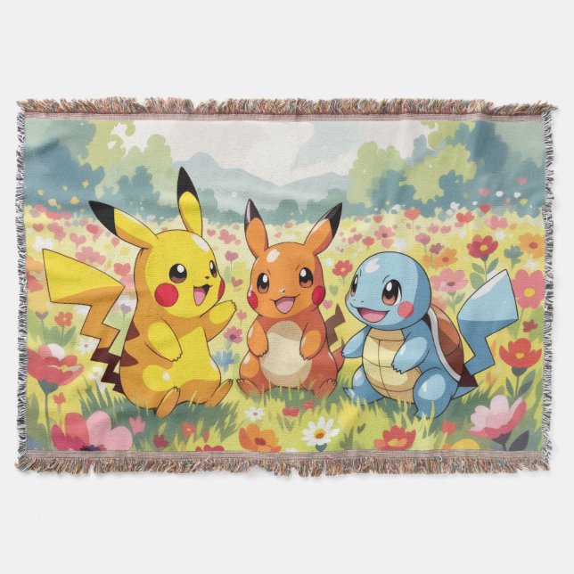 Cobertor Pokémon und seine Treue Freunde (Frente)