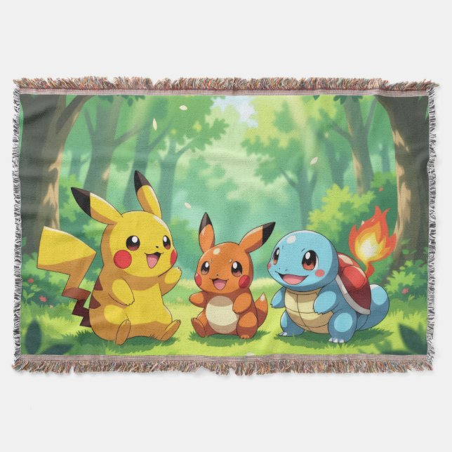 Cobertor Pokémon und seine Treue Freunde (Frente)
