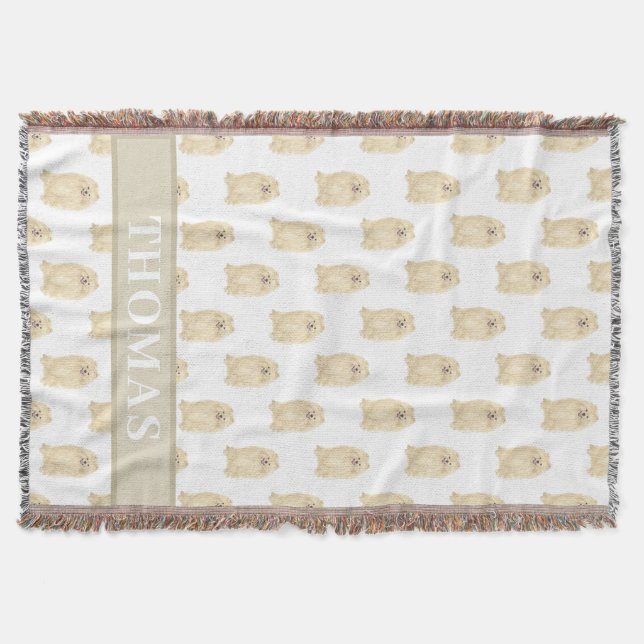 Cobertor Pomerânia Personalizada (Frente)